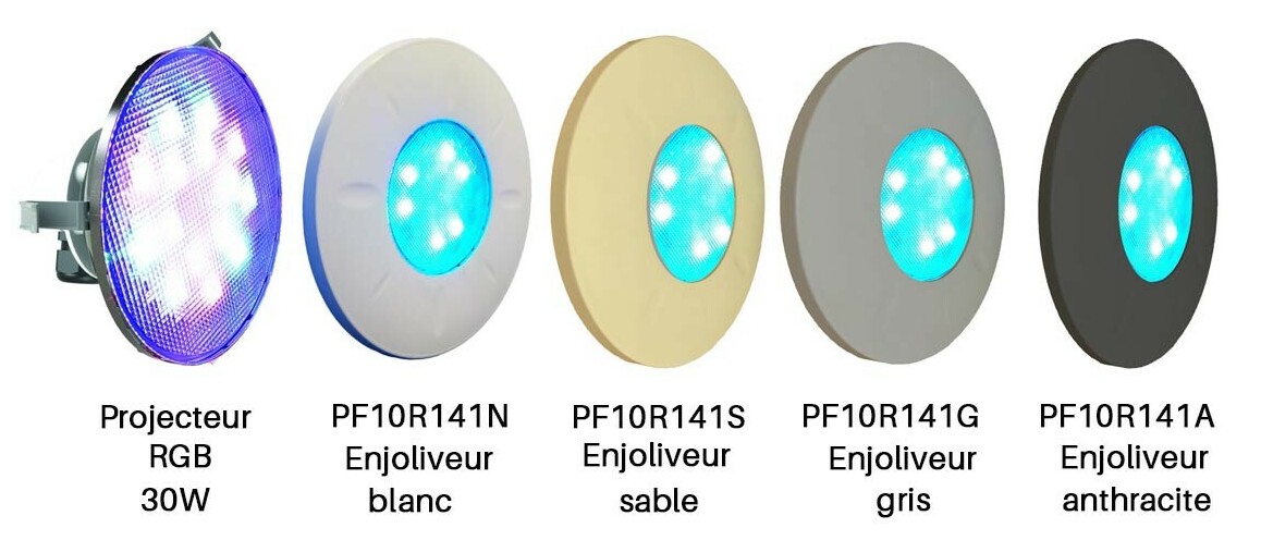 Projecteur avec lampe LED 1142601 - Outlet Piscines