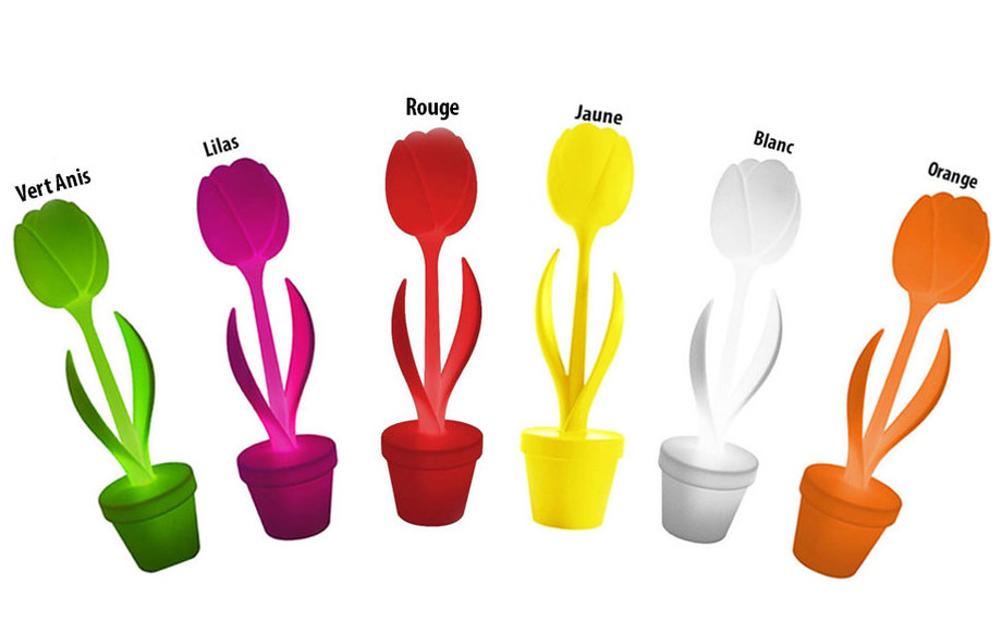 Coloris des lampes lumineuses Tulip My Your