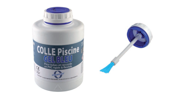 colle PVc gel bleu interfix pour raccord et tubes pvc
