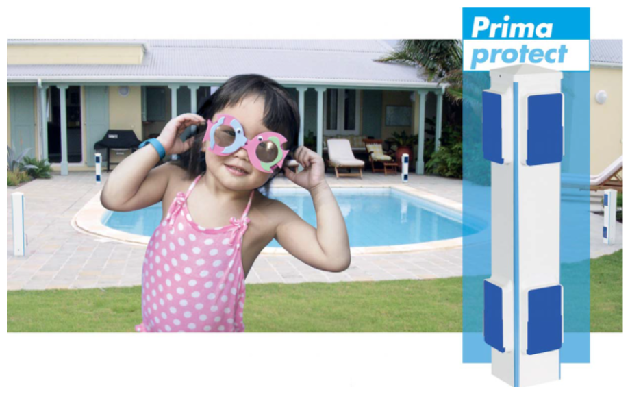 Kit alarme piscine périmétrique Prima Protect 4 segments sans fil