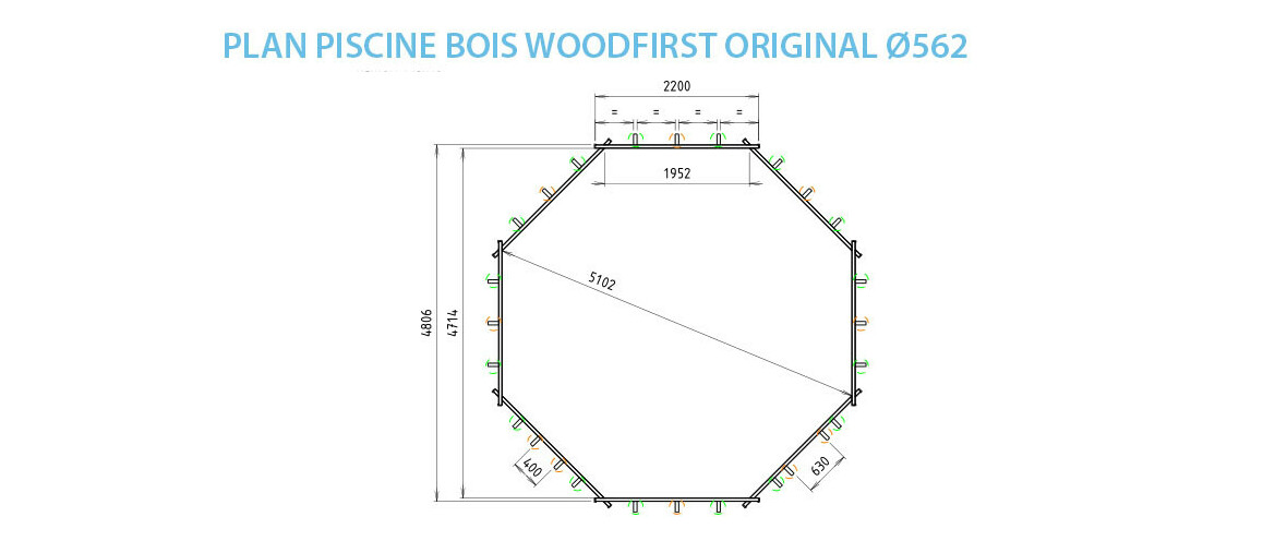 plan piscine bois woodfirst originale Ø562