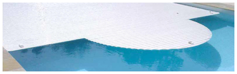 Volet piscine O'Cover - Découpe arrondie
