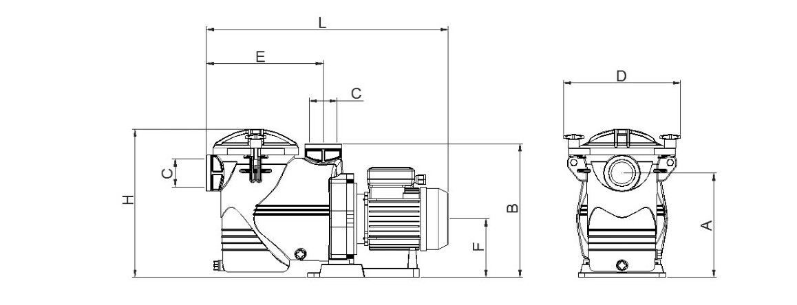 Joint de couvercle de pompe ASTRAL Glass (ancien modèle 2) - H2o