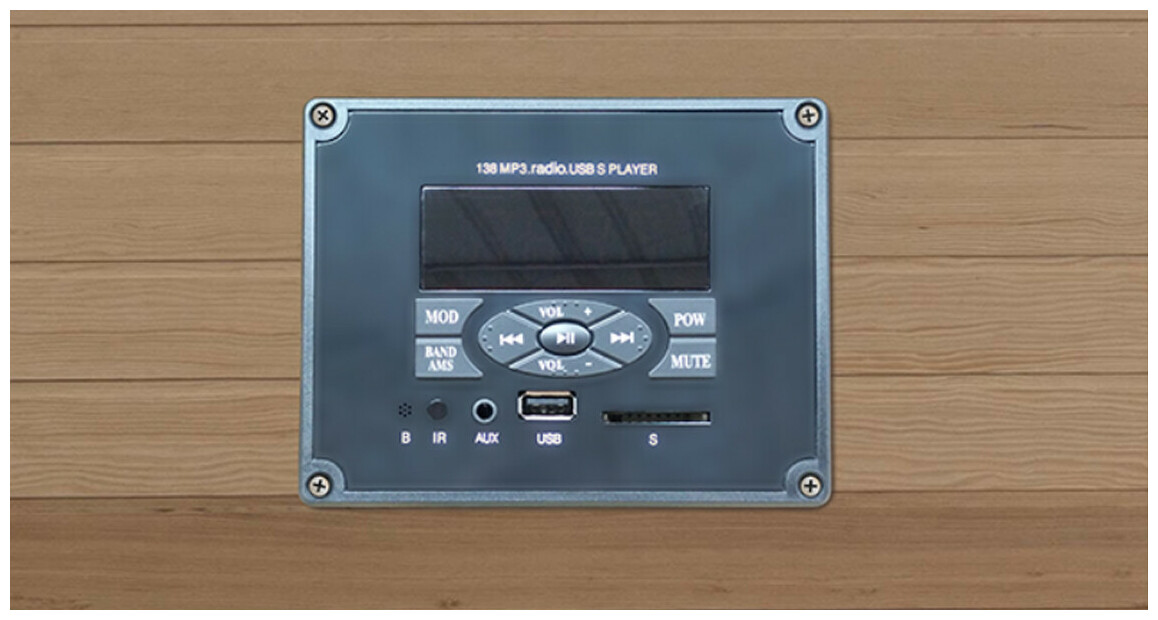 appareils audio du sauna infrarouge apollon france sauna