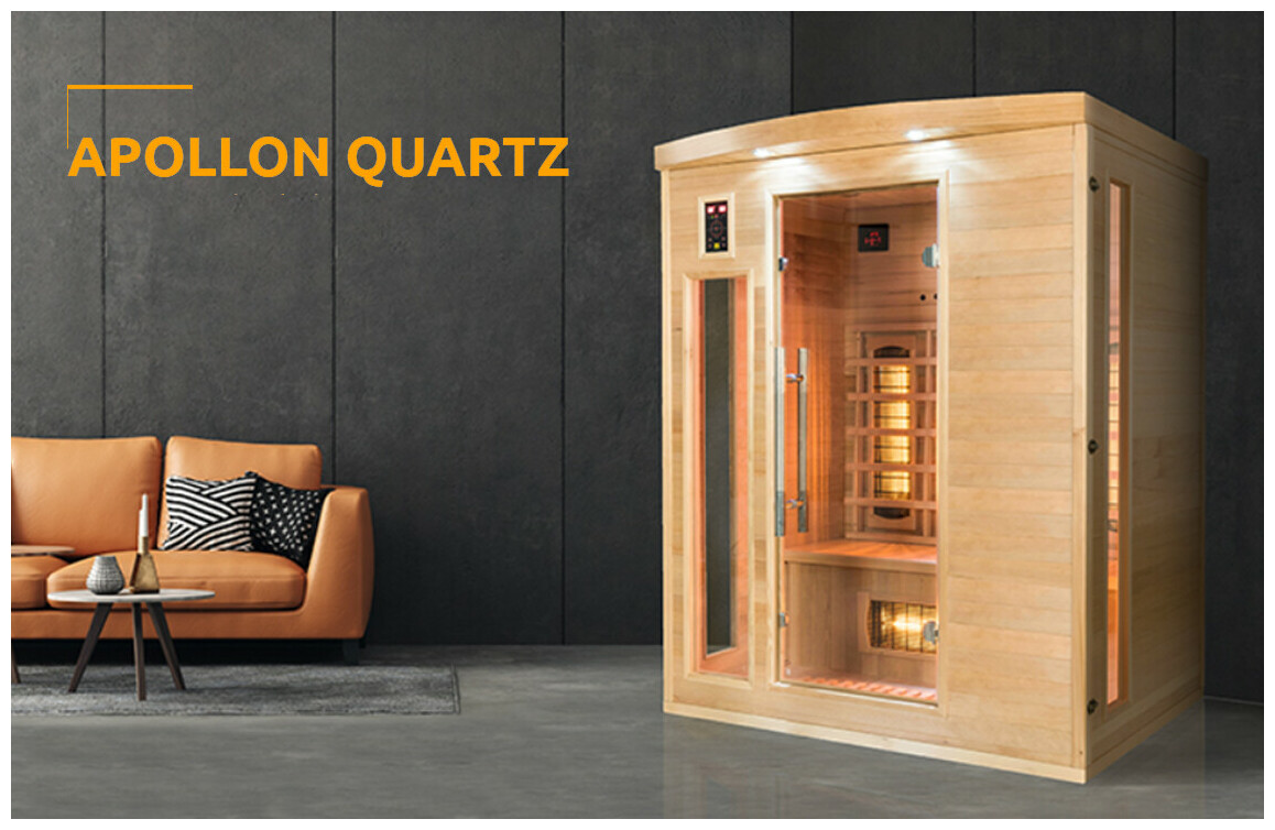 sauna infrarouge Apollon Quartz ensituation