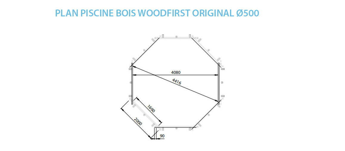 plan piscine bois woodfirst originale Ø500