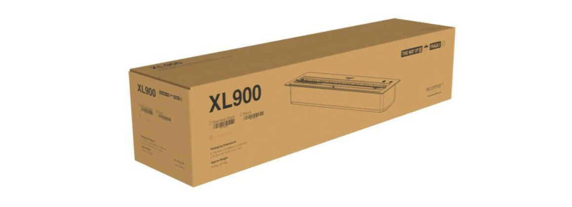 emballage du brûleur à l'éthanol XL900 pour cheminée Cosmo 50