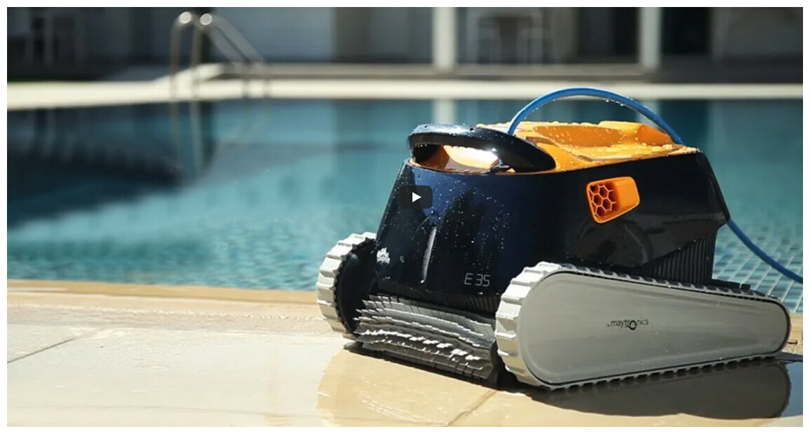 Robot Dolphin pour piscine avec caddy