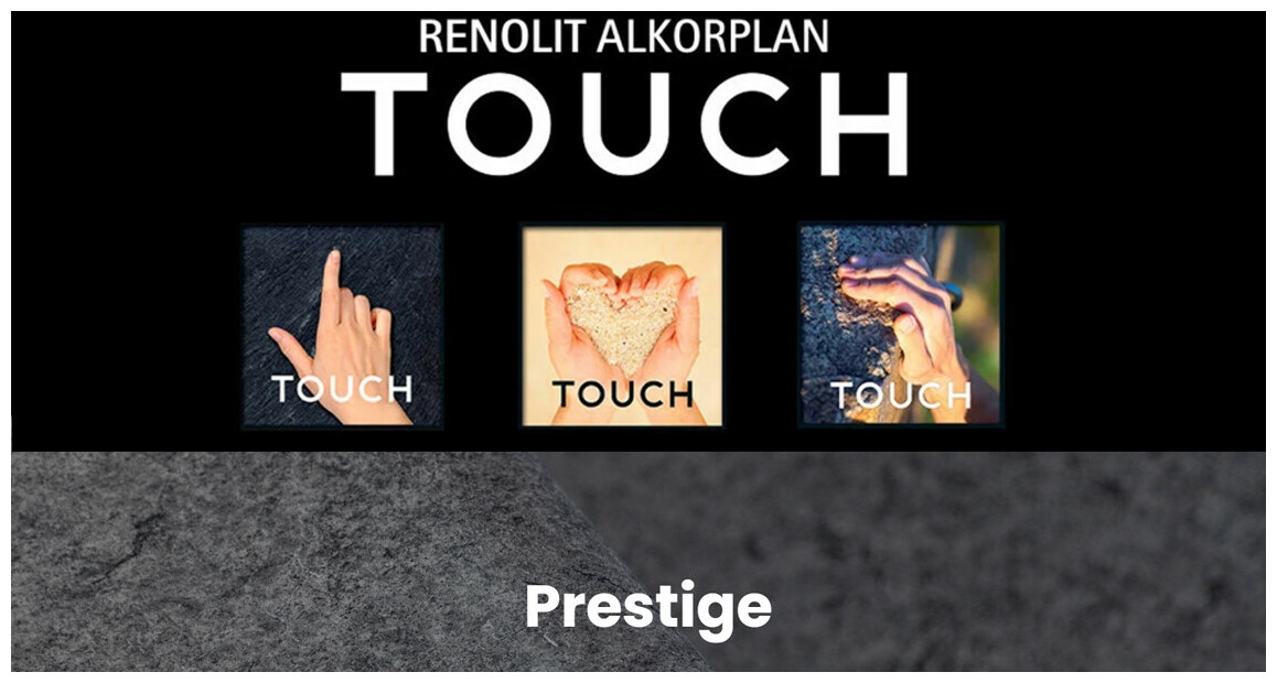 coloris du PVC armé 200/100 ème Renolit Touch 3D Prestige : 1.65 m x 21 m