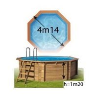 Piscine bois woodfirst 414 x 120