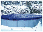 Bâche et couverture piscine d'hiver