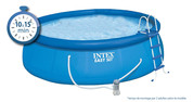 Installation d'une piscine autoportée