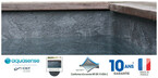 liner arme black slate aquasense 1 65 x 20 m soit 33 m  piscine center 1622623110