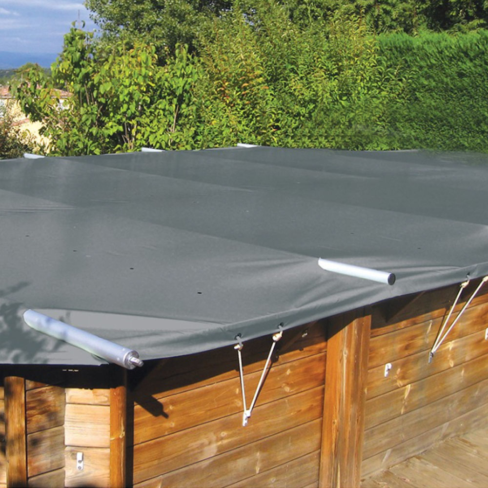 Baches à barres pour piscine bois Original 735 x 410