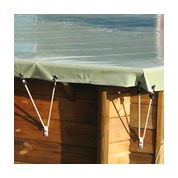 Bâches spéciales piscines hors-sol bois