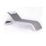 Bain de soleil de jardin en aluminium