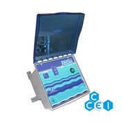 Coffret de régulation pour piscine à skimmers