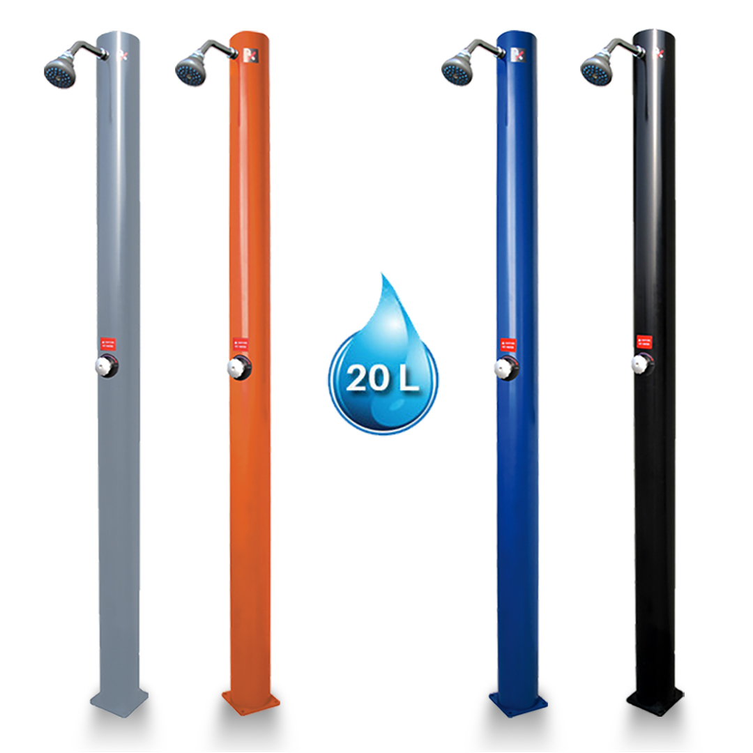 Douche solaire droite PVC 20L