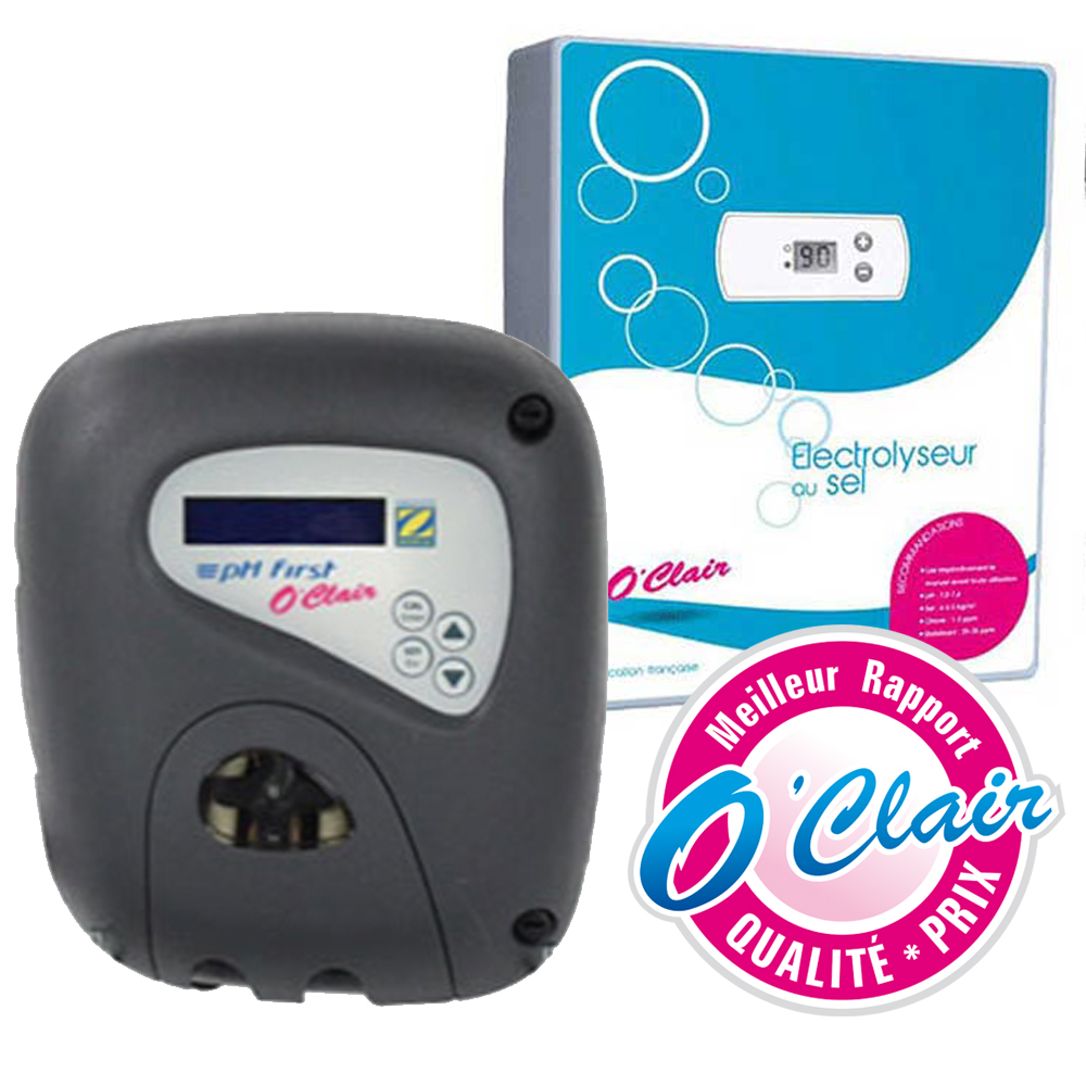 électrolyseur plus regulation ph first Zodiac O'Clair