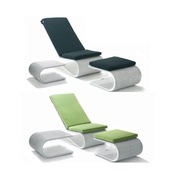 Fauteuil en résine tressée Équinoxe