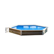 Hauteur 40 cm - Hexagonale