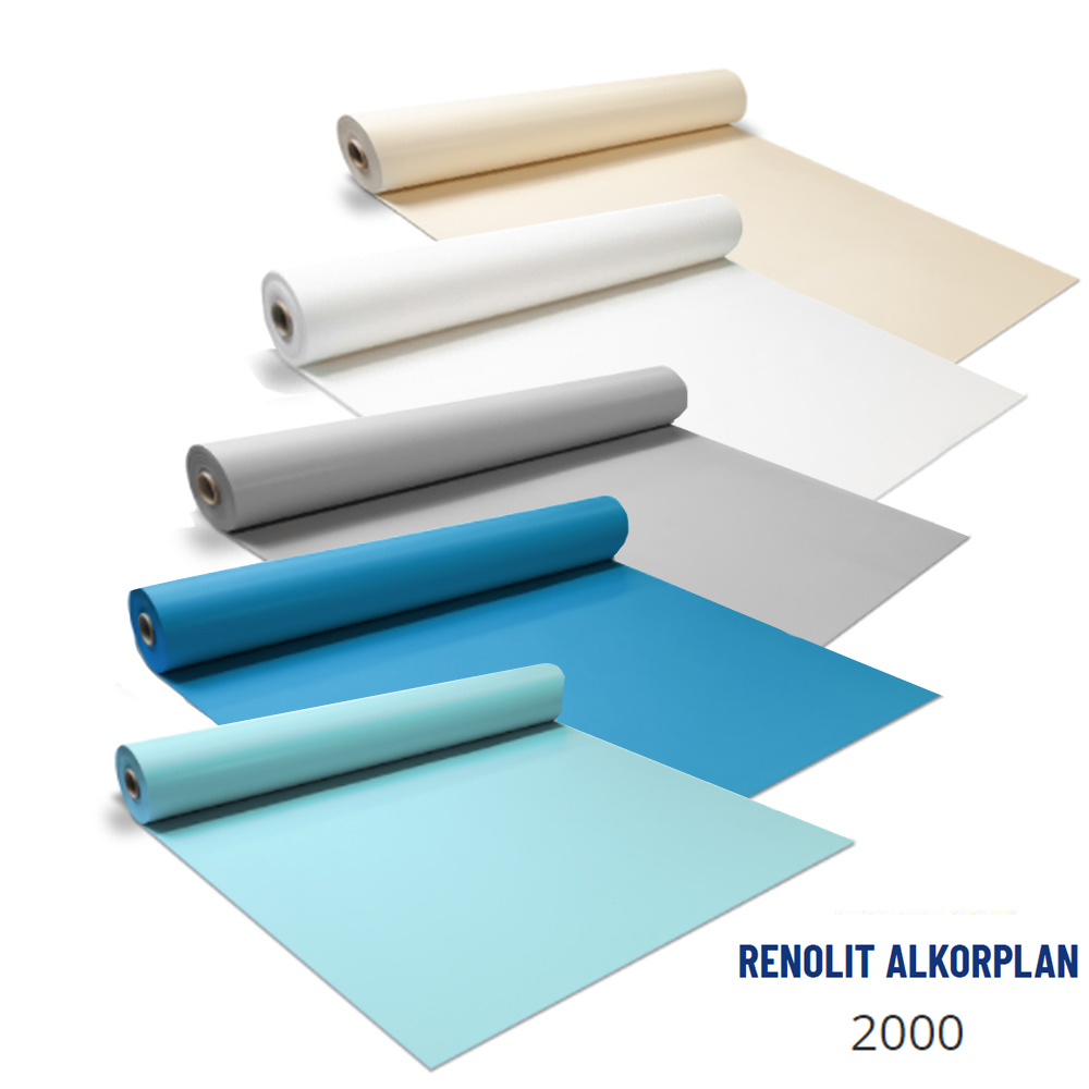 Liner 150/100 ème uni verni Renolit Alkorplan 2 Largeurs
