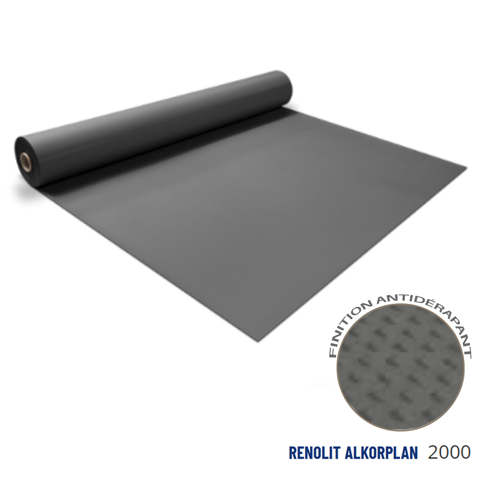 Liner anti-dérapant gris foncé 180/100 ème