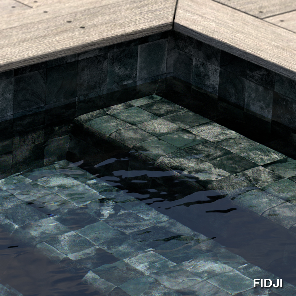 Liner imprimé texturé Aquasense Fidji