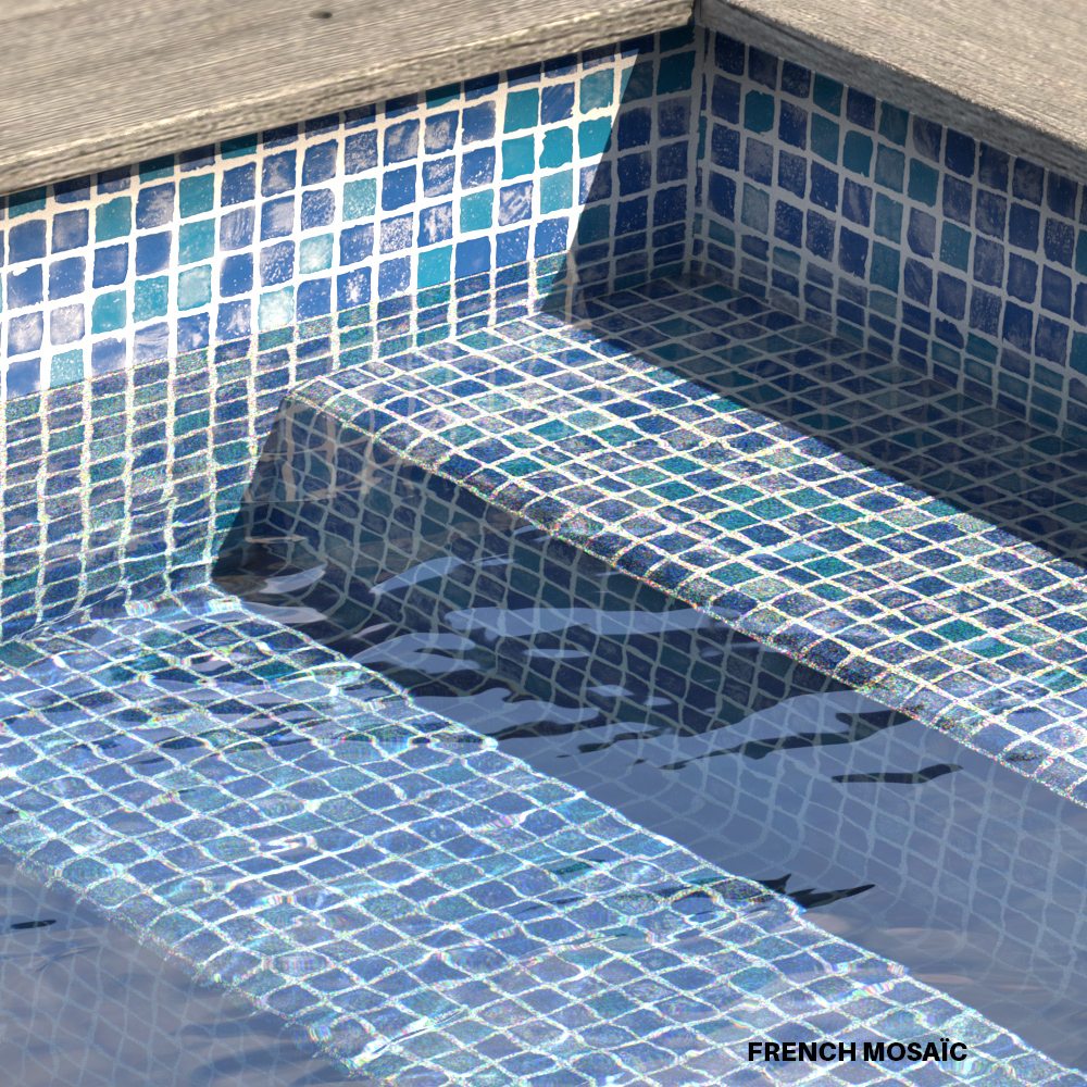 Liner imprimé mosaïque PF4000 French Mosaic