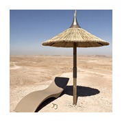 Parasol en jonc naturel