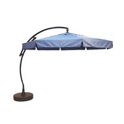 Parasol rond à Flap et socle inclus