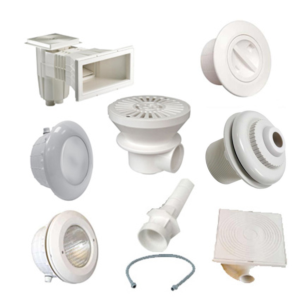 Pièces à sceller couleur blanches pour piscine liner
