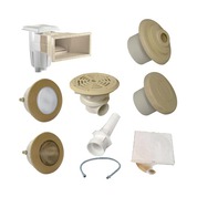Pièces à sceller sables pour piscine béton