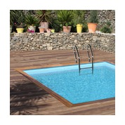 Piscine bois Woodfirst Original carrée 305 x 305 x 120 cm