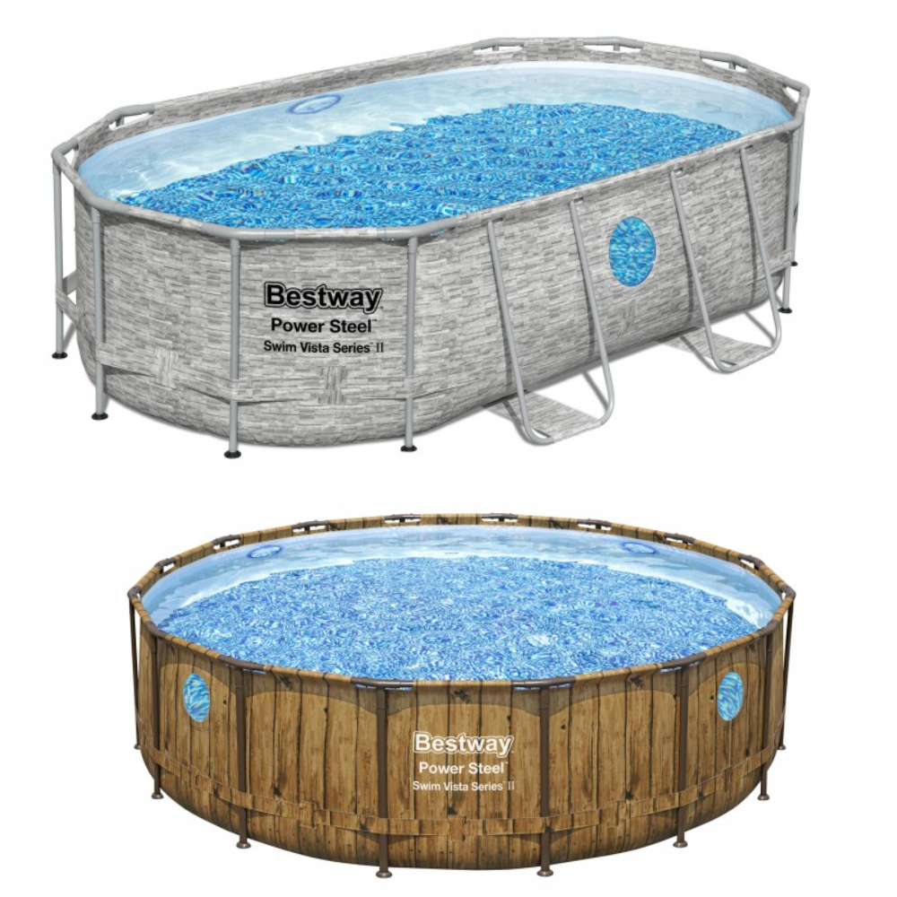 Piscine tubulaire Power Steel Swim Vista Series Bestway