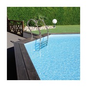Piscine Woodfirst octogonale allongée 872 x 472 x 146 cm