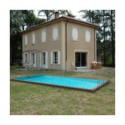 Waterclip Piscine bois Alu Rectangle