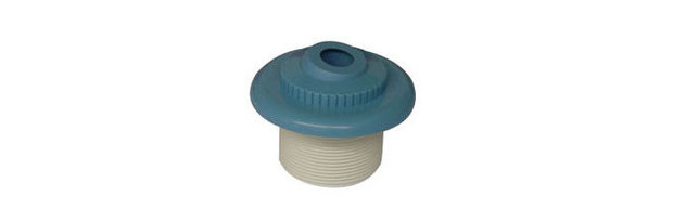 bouche de refoulement ABS bleu piscine béton