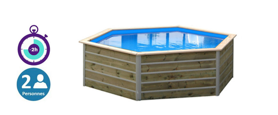 avantage du montage de la piscine bois sibuyan waterclip