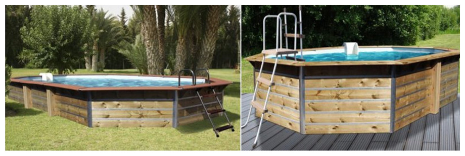modèle de piscine octogonale allongée waterclip siayan et calayan