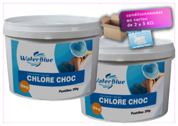 conditionnement chlore choc pastilles 20 Grammes