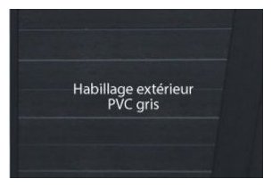spa portable water'health habillage exterieur PVC gris