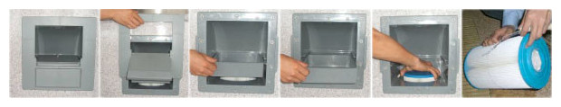 spa rigide - entretien cartouche filtre