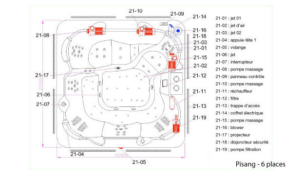 spa pisang - spa portable schema