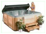 spa portable - escalier