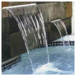 cascade piscine ABS Silkflow medaillon