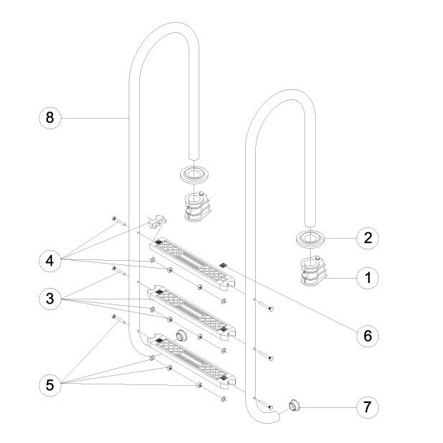echelle droite pieces