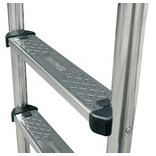 echelle piscine droite inox