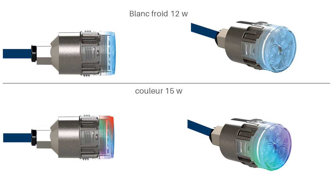 Mini-chroma : mini-projecteur LED à visser