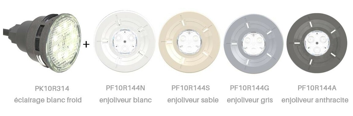mini projecteur à visser brio+ couleur en situation